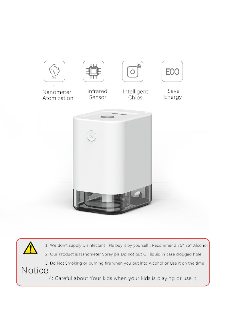  New Automatic Induction Sprayer Sterilizer Portable Hand Sterilizer Small Alcohol Sterilizer