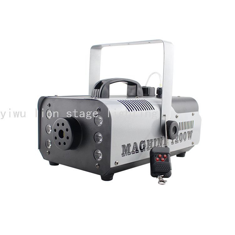 Factory Direct Sales 1200W with LED Light Luminous Constant Temperature Smoke Making Machine Wedding Bar Stage Professional Sprayer