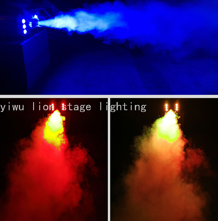 Factory Direct Sales 1200W with LED Light Luminous Constant Temperature Smoke Making Machine Wedding Bar Stage Professional Sprayer