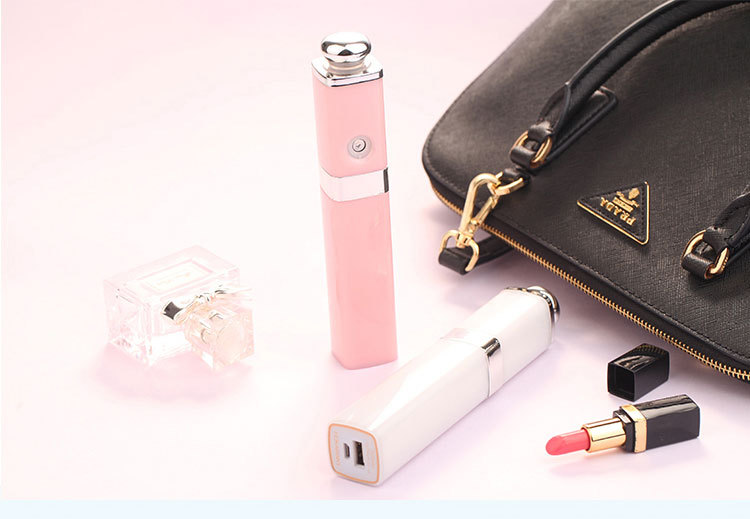 Nanometer hand spray hydrating device for girls' generation portable differentiated bi-facial humidifier differentiated bi-facial moisturizing sprayer to beauty