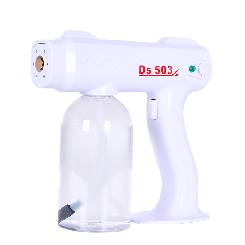 Factory Wireless Charging Disinfection Handheld Blue Light Nebulizer Sprayer Portable Car Spray Smoke Wholesale