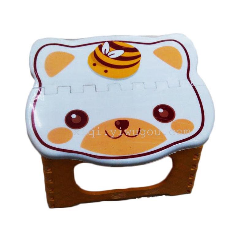 Cartoon printed folding stool fishing train storage stool RS-6908