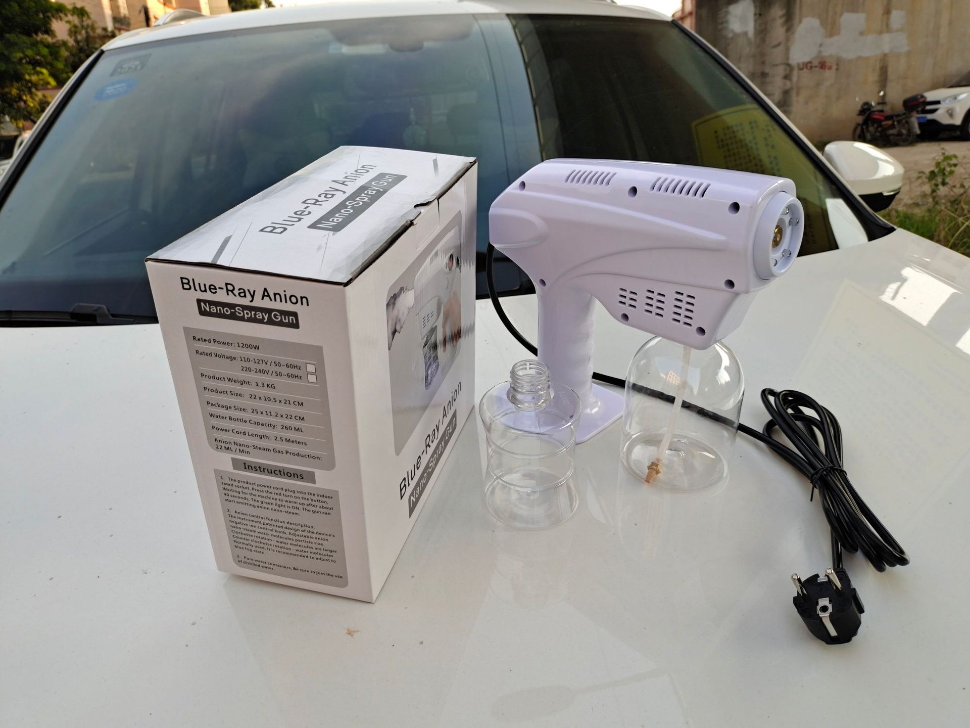 Blue Light Nano Atomization Disinfection Machine Nano Sprayer Portable Portable Car Smoke Disinfection Machine Blue Light Nano Atomization Disinfection Machine Nano Sprayer Portable Portable Car Smoke Disinfection Machine