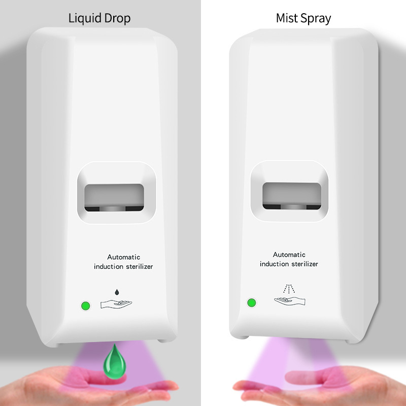 Induction Sterilizer Alcohol Sprayer Inductive NonContact WallMounted Soap Dispenser with Bracket Soap Dispenser
