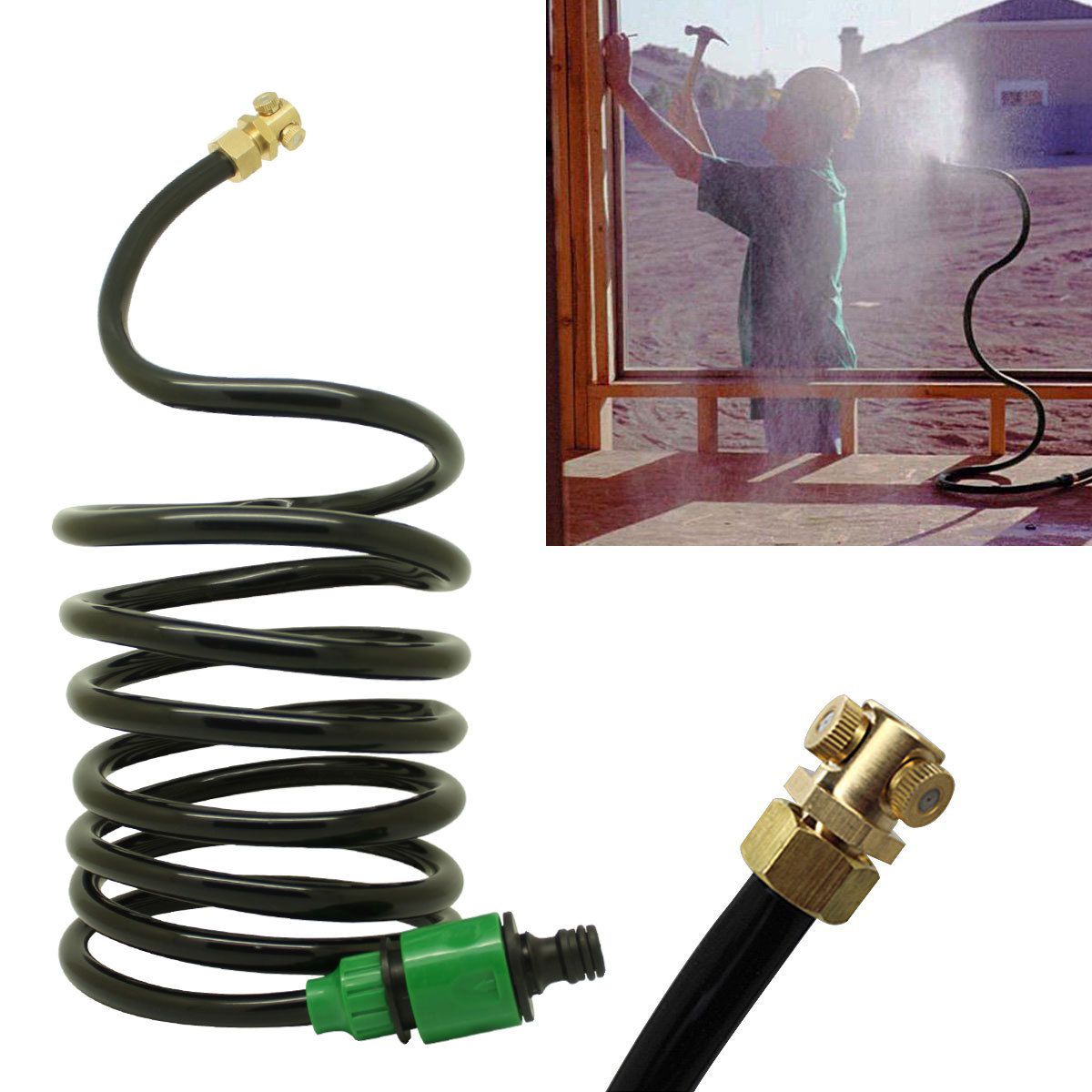 [Amazon Weekly Pin 1000 +] Portable Flexible Snake Spray Rack Sprayer Outdoor Swimming Pool Spray Pipe