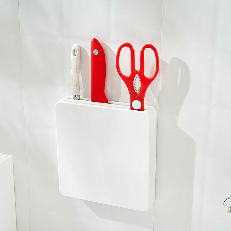 Km 6109 Wall-Mounted Punch-Free Knife Holder Kitchen Wall Knife Holder Knife Storage Rack Storage Rack Seamless Sticker