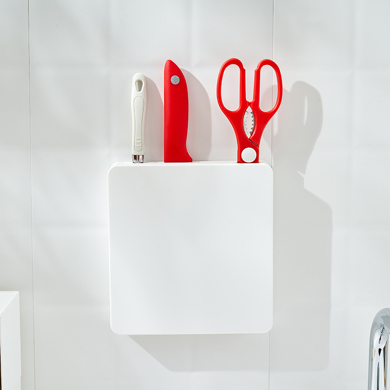 Km 6109 Wall-Mounted Punch-Free Knife Holder Kitchen Wall Knife Holder Knife Storage Rack Storage Rack Seamless Sticker
