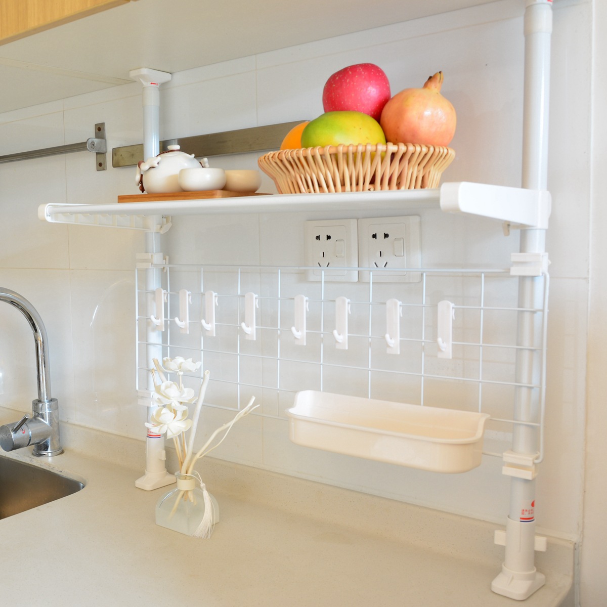 retractable kitchen storage rack ceiling kitchen utensils and appliances storage rack kitchen finishing rack hanging net