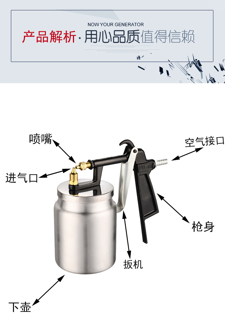 Kuju PQ1 Paint Spray Gun Paint Spraying Gun Lower Pot Pneumatic Tools Household Spraying Sprayer Paint Spray Gun Whole Kuju PQ1 Paint Spray Gun Paint Spraying Gun Lower Pot Pneumatic Tools Household Spraying Sprayer Paint Spray Gun Whole