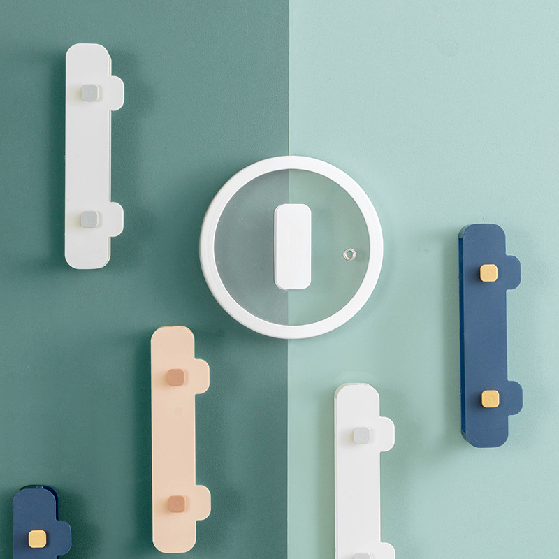 The design of non-punch pot cover rack cutting board storage rack wall hanging kitchen storage rack for pot cover shelf