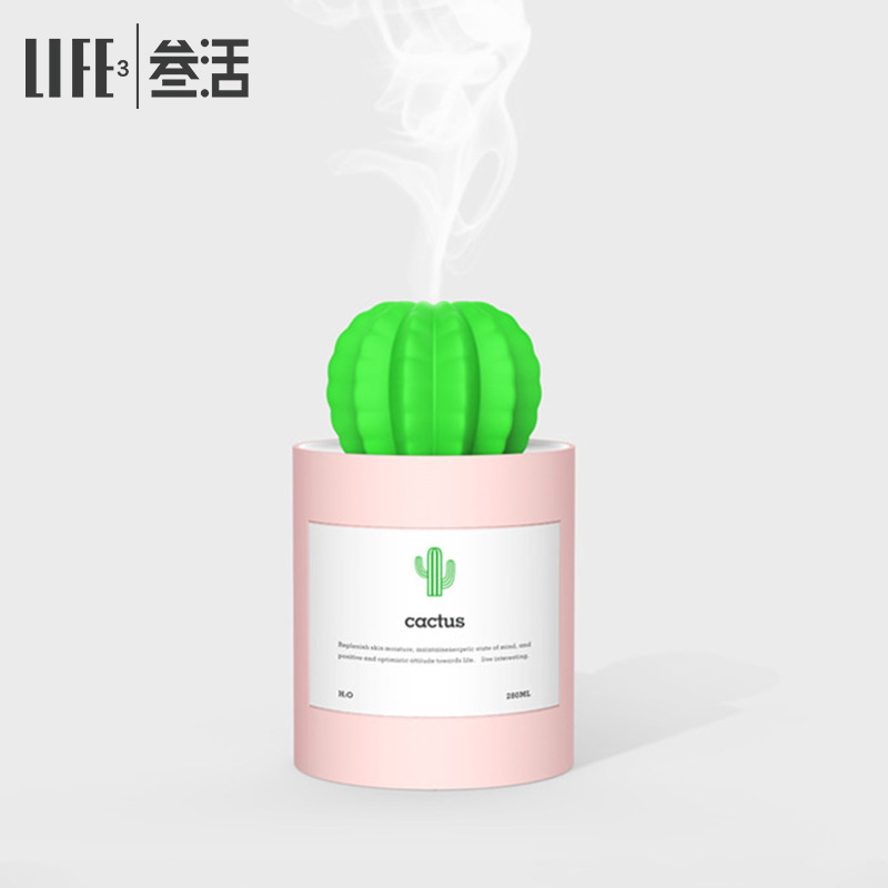 Sanhuo 306 Cactus Humidifier Desktop Office USB Sprayer Cross-Border Gift Car Humidifier Wholesale