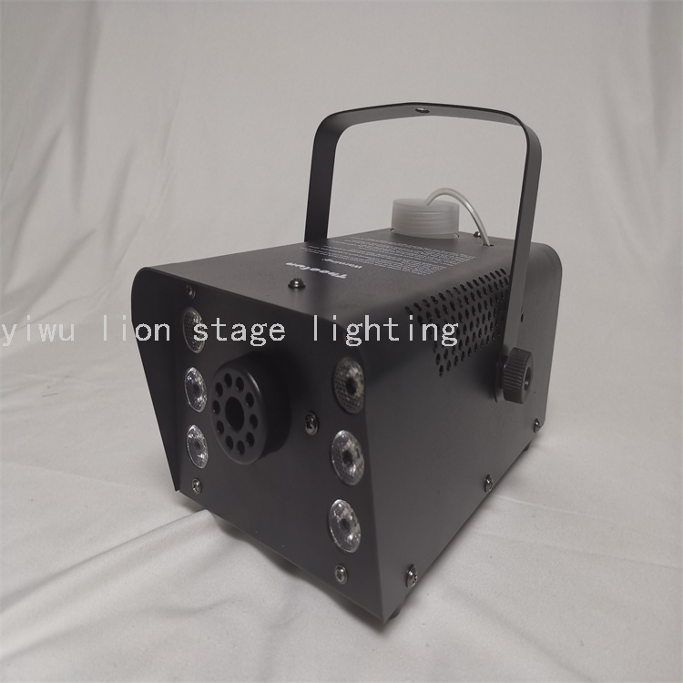 Factory Direct Sales 6 Led Colorful Lamp Beads 400W Remote Control Smoke Making Machine Wedding Stage Performance Portable Sprayer