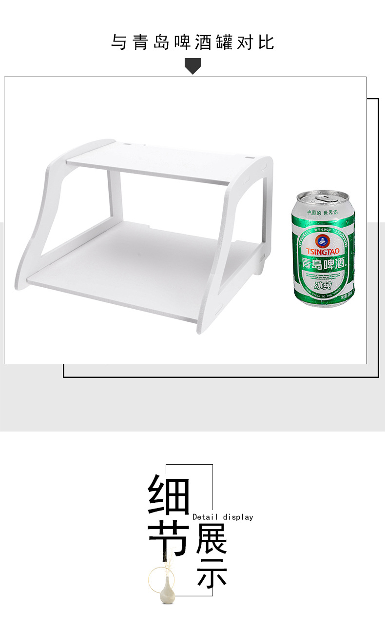 Hollow Double-Layer WiFi Router Storage Rack TV Wall-Mounted STB Shelves Punch-Free Wall-Mounted Storage Rack Hollow Double-Layer WiFi Router Storage Rack TV Wall-Mounted STB Shelves Punch-Free Wall-Mounted Storage Rack