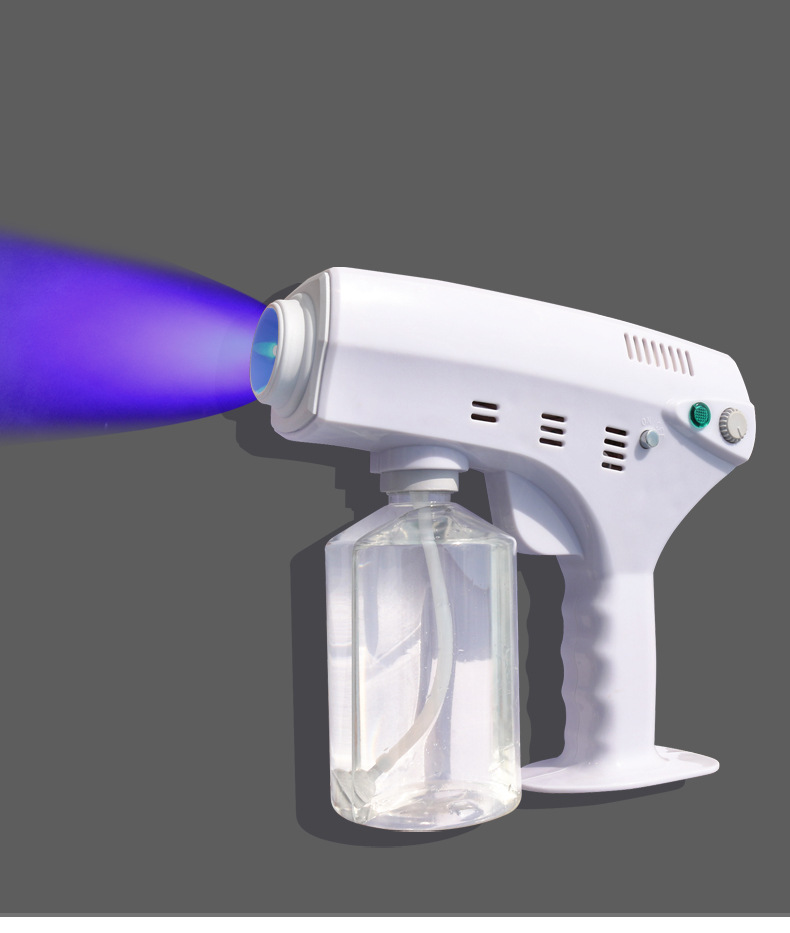 Rechargeable Disinfection Handheld Disinfection Atomization Blue Light Sprayer Disinfection Sprayer Convenient Charging Sprayer Rechargeable Disinfection Handheld Disinfection Atomization Blue Light Sprayer Disinfection Sprayer Convenient Charging Sprayer