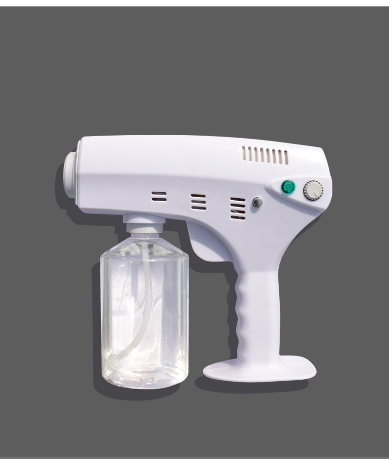 Rechargeable Disinfection Handheld Disinfection Atomization Blue Light Sprayer Disinfection Sprayer Convenient Charging Sprayer Rechargeable Disinfection Handheld Disinfection Atomization Blue Light Sprayer Disinfection Sprayer Convenient Charging Sprayer