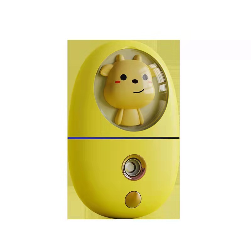 New Cute Pet Nano Water Replenishing Instrument USB Rechargeable Cartoon Girl Beauty Instrument Portable Portable Hand-Held Sprayer