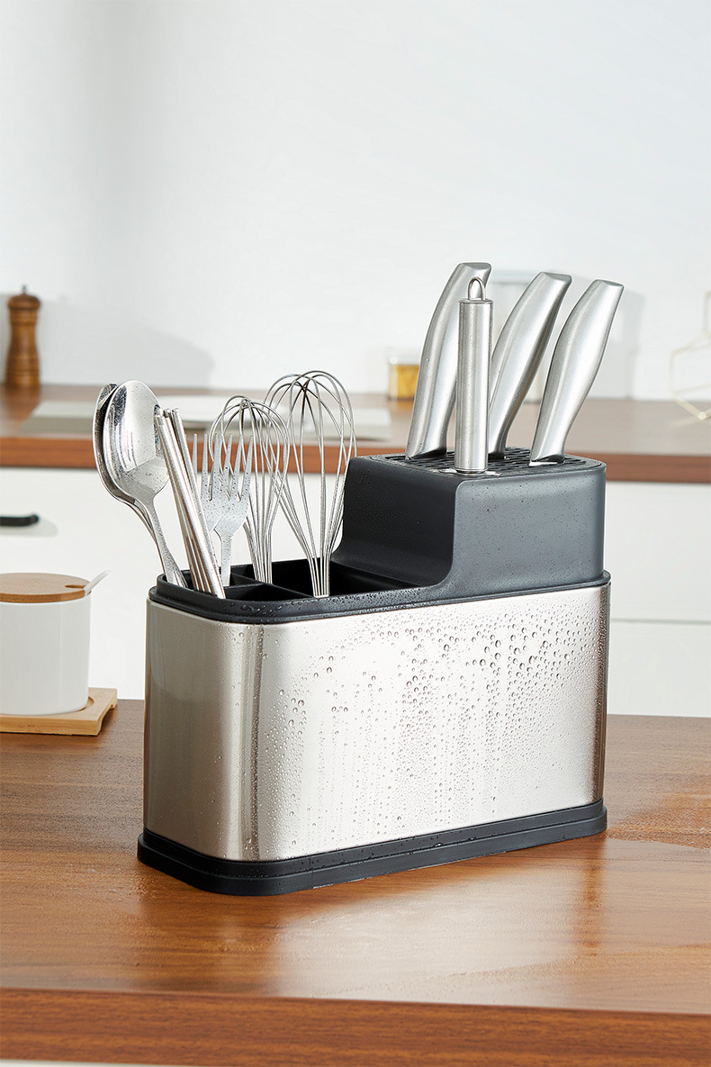 Integrated Chopping Board Cutting Board Stand Kitchen Knife MultiFunction Storage Rack Knife Knife Holder Storage Rack