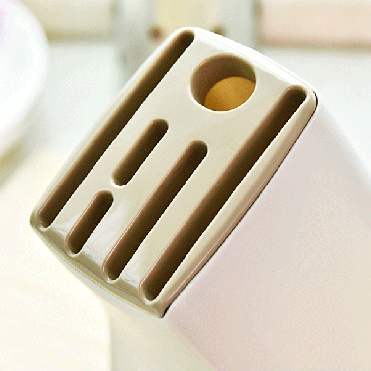 Kitchen Plastic Knife Rest Storage Knife Holder Multi-Functional Knife Storage Rack Draining Scissors Kitchen Knife Storage Rack
