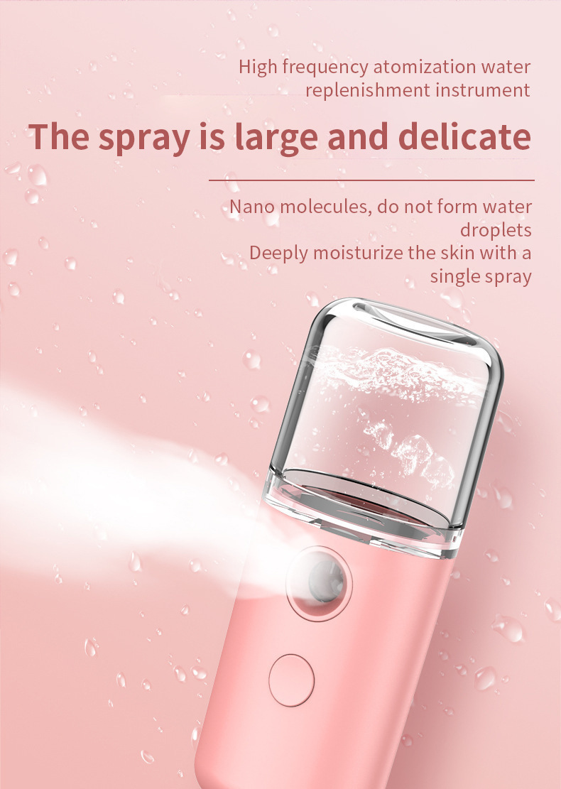 Nano Moisturizing Sprayer Face Steaming Sprayer Household Charging Water Replenishing Instrument Equipment for Facial Beauty Humidifier Gift Nano Moisturizing Sprayer Face Steaming Sprayer Household Charging Water Replenishing Instrument Equipment for Facial Beauty Humidifier Gift