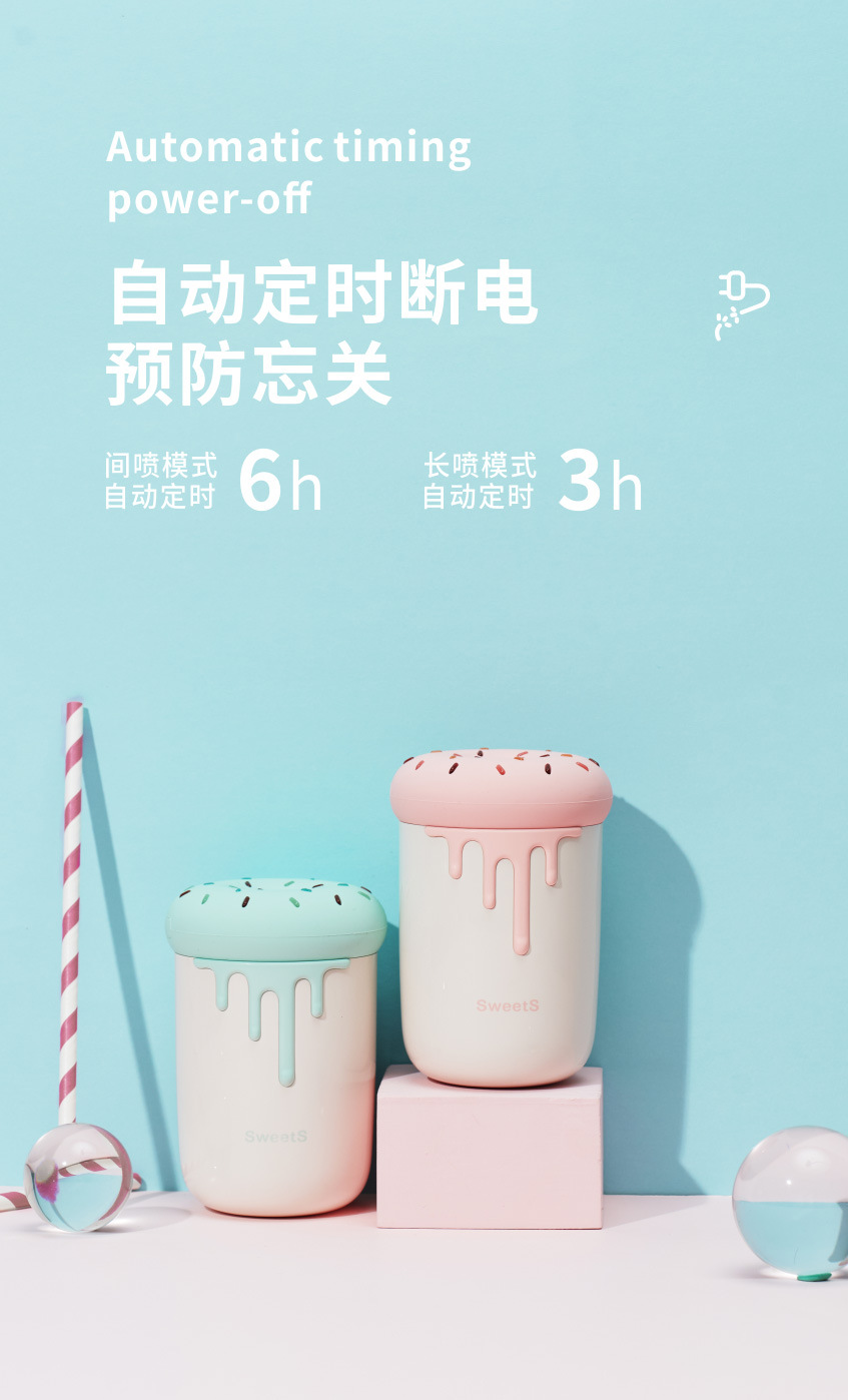 New Mini Sweetheart Humidifier Large Spray USB Home Car Hydrating Sprayer Night Light Gift New Mini Sweetheart Humidifier Large Spray USB Home Car Hydrating Sprayer Night Light Gift