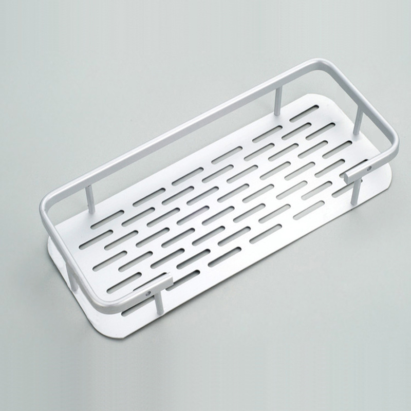 Punch-Free Storage Rack Bathroom Storage Rack Multifunctional Paste Type Double Storage Organizer