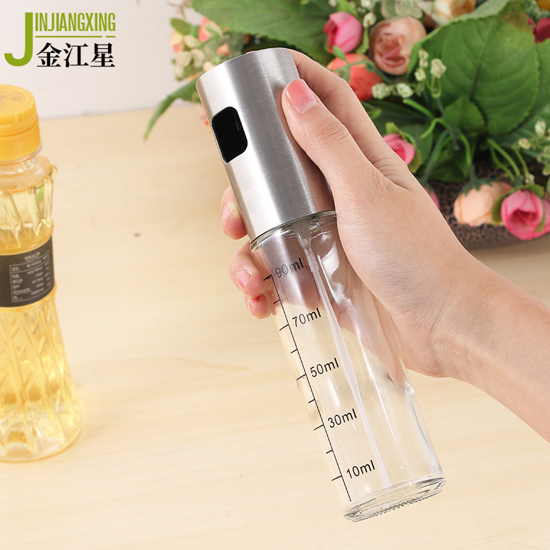 Spray-press oil sprayer, seasoning bottle, oil bottle control, air sprayer, soy sauce bottle, barbecue oil spray bottle
