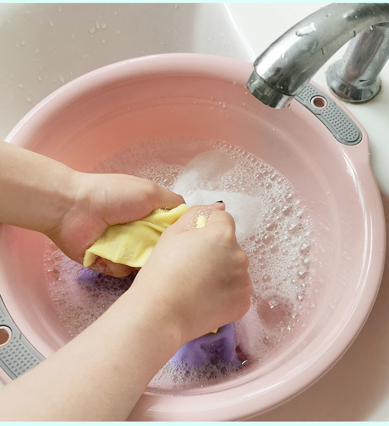 Plastic Washbasin Household Thickened Large Clothes Cleaning Basin Child Baby Small Basin Student Dormitory Feet-Washing Basin Plastic Washbasin Household Thickened Large Clothes Cleaning Basin Child Baby Small Basin Student Dormitory Feet-Washing Basin