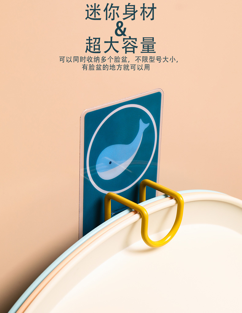 Iron Washstand Punch-Free Washbasin Hook Bathroom Rack Stainless Steel Hook Washbasin Rack Iron Washstand Punch-Free Washbasin Hook Bathroom Rack Stainless Steel Hook Washbasin Rack