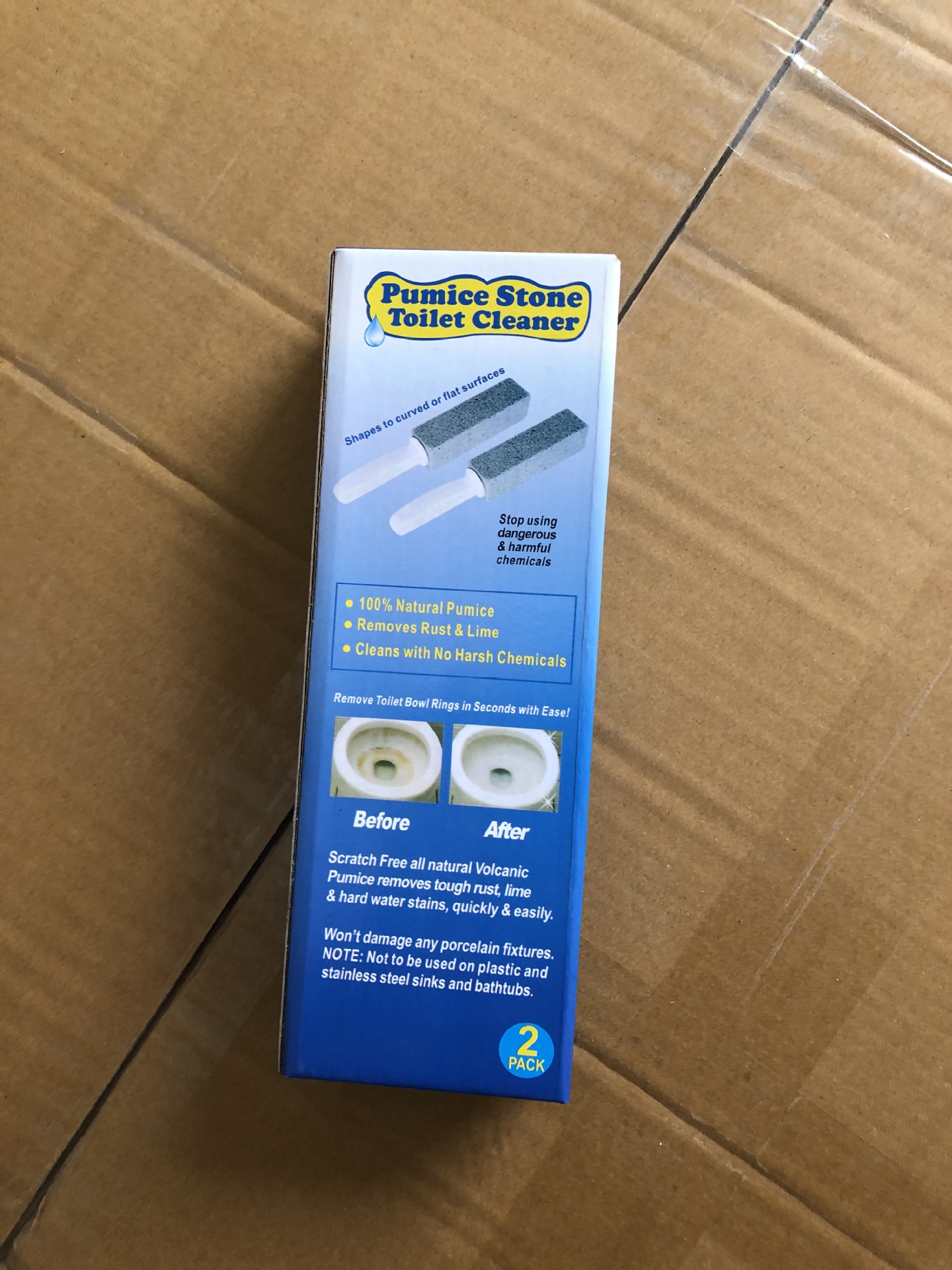 Toilet Brush Pumice Stone Toilet Cleaning Brush Toilet Gap Cleaner Natural Pumice Stone