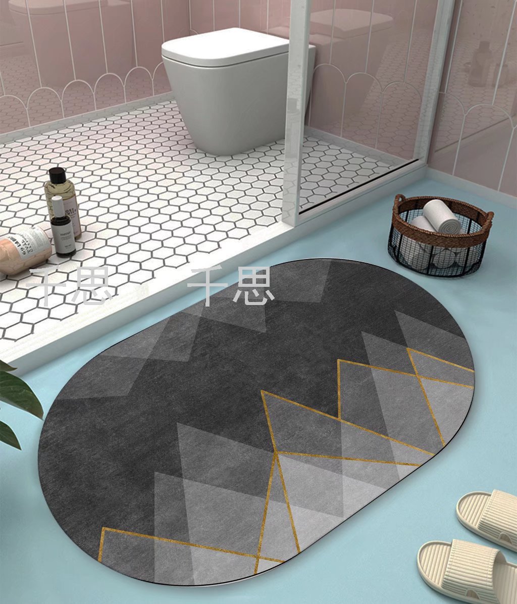 Diatom Ooze Absorbent Floor Mat Bathroom Water-Absorbing Non-Slip Mat Bathroom Step Mat Door Mat Kitchen Toilet Carpet Soft Mat Diatom Ooze Absorbent Floor Mat Bathroom Water-Absorbing Non-Slip Mat Bathroom Step Mat Door Mat Kitchen Toilet Carpet Soft Mat
