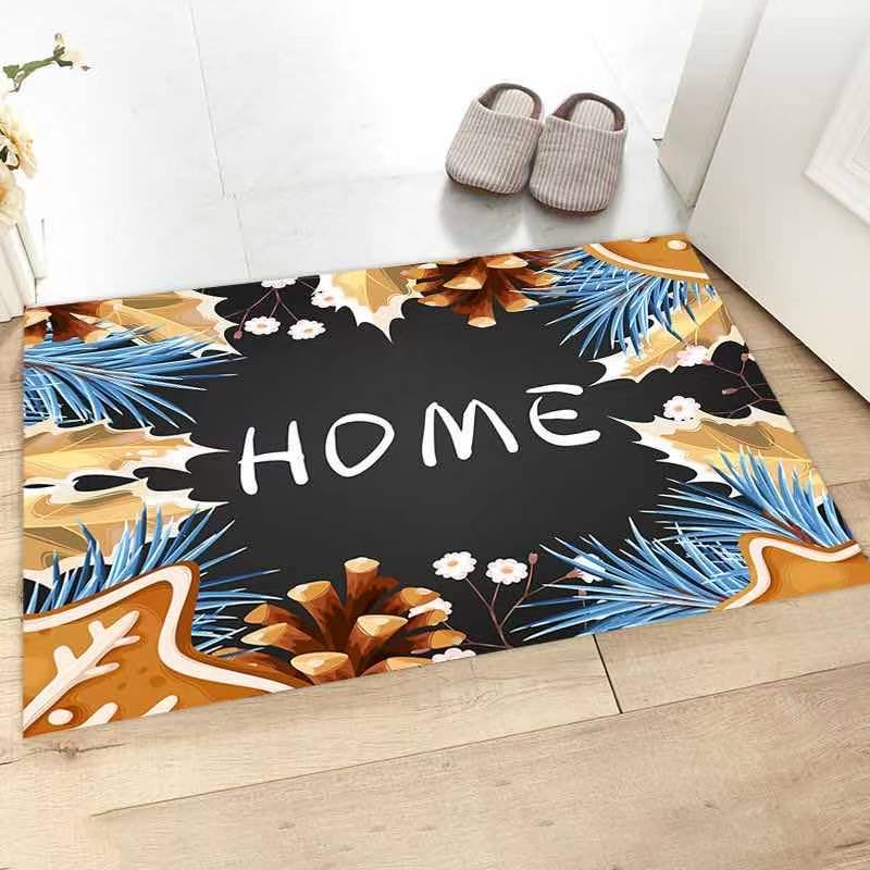Cartoon Printed Mat Door Mat Bedroom Living Room Lobby Thickened Absorbent Non-Slip Mat Carpet Bathroom Mat Customizable Cartoon Printed Mat Door Mat Bedroom Living Room Lobby Thickened Absorbent Non-Slip Mat Carpet Bathroom Mat Customizable