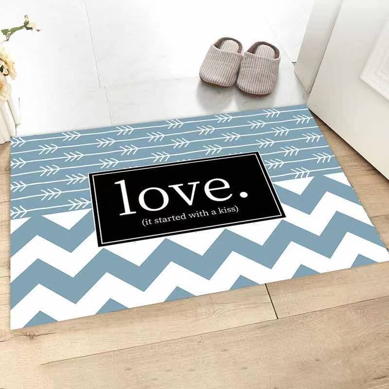 Cartoon Printed Mat Door Mat Bedroom Living Room Lobby Thickened Absorbent Non-Slip Mat Carpet Bathroom Mat Customizable Cartoon Printed Mat Door Mat Bedroom Living Room Lobby Thickened Absorbent Non-Slip Mat Carpet Bathroom Mat Customizable