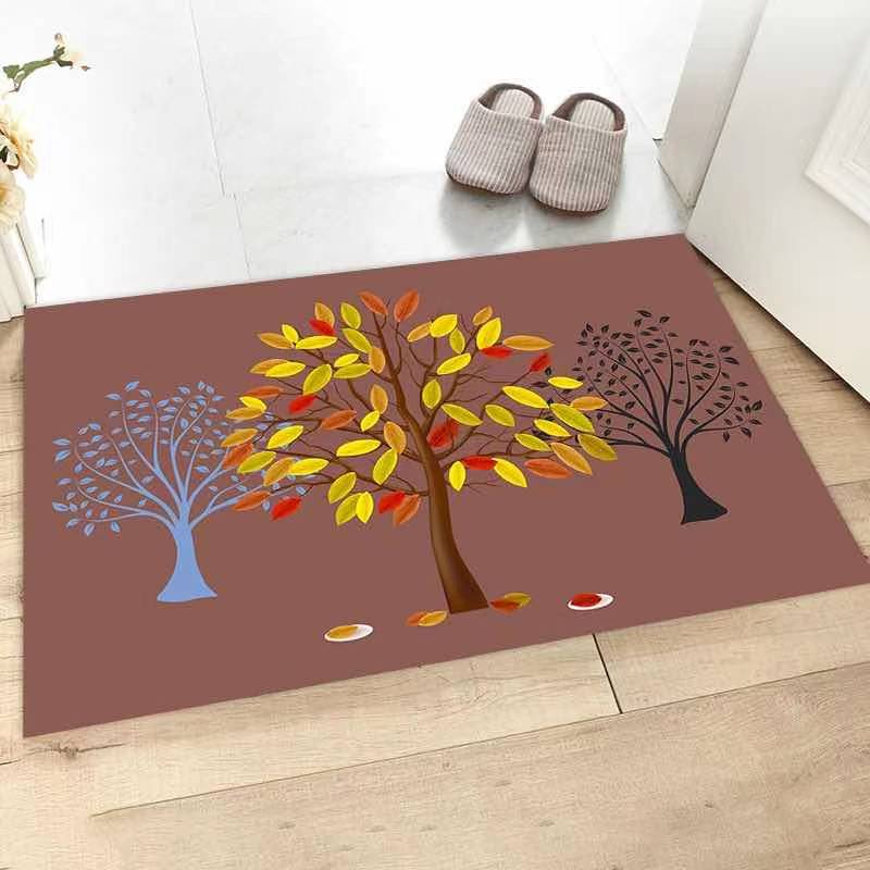 Cartoon Printed Mat Door Mat Bedroom Living Room Lobby Thickened Absorbent Non-Slip Mat Carpet Bathroom Mat Customizable Cartoon Printed Mat Door Mat Bedroom Living Room Lobby Thickened Absorbent Non-Slip Mat Carpet Bathroom Mat Customizable