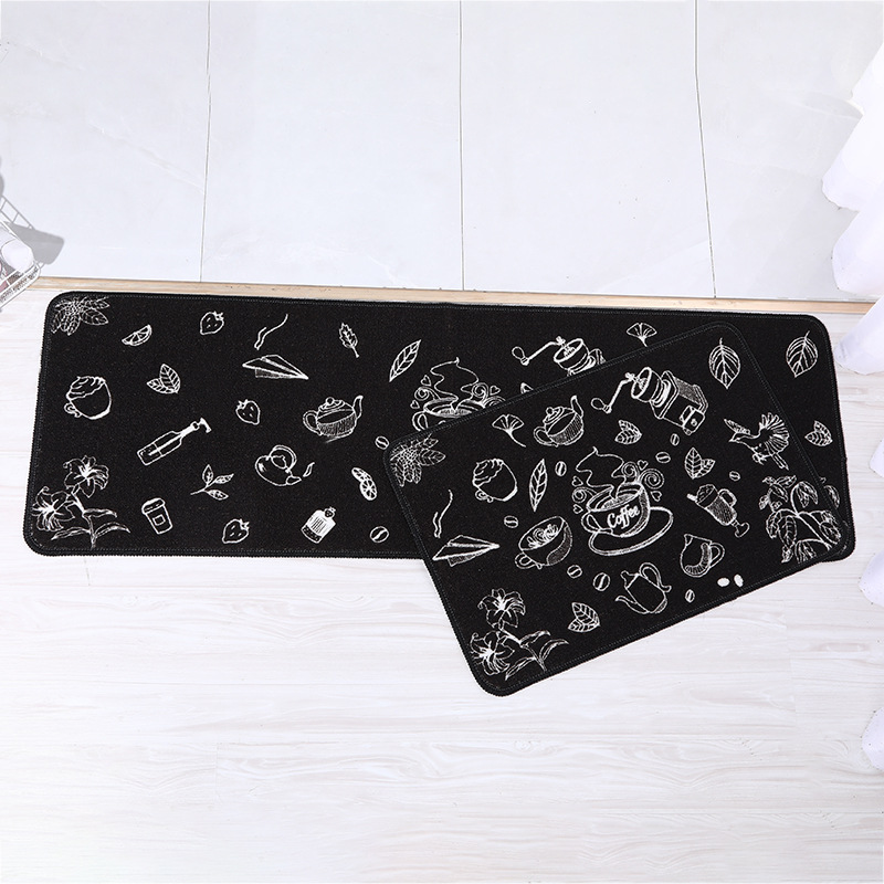 INS Cross-Border Kitchen Absorbent Dust-Proof Mat Kitchen Doormat Dustproof Non-Slip Mat Household Carpet Mats
