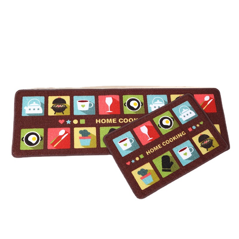 INS Cross-Border Kitchen Absorbent Dust-Proof Mat Kitchen Doormat Dustproof Non-Slip Mat Household Carpet Mats