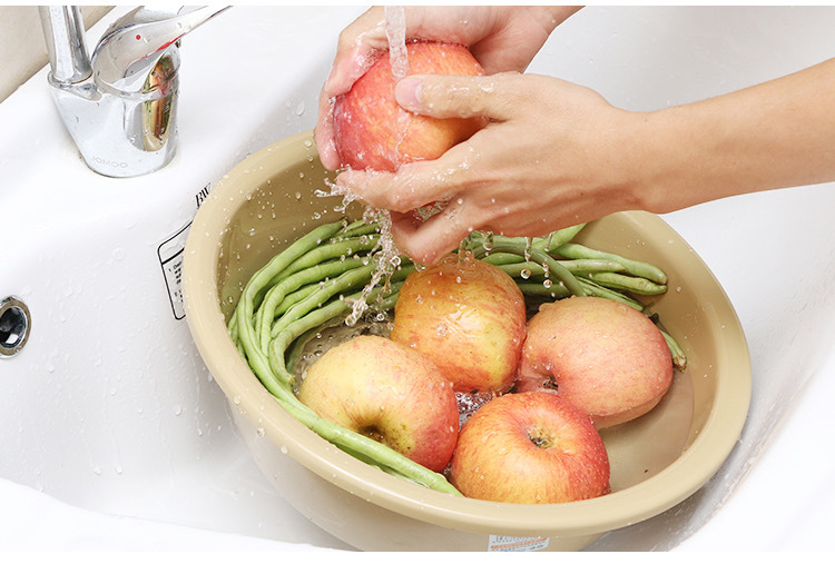 Household Plastic WashBasin Vegetable Basin Student Dormitory Laundry Basin Children's Washbasin Butt Washing Basin Household Plastic WashBasin Vegetable Basin Student Dormitory Laundry Basin Children's Washbasin Butt Washing Basin
