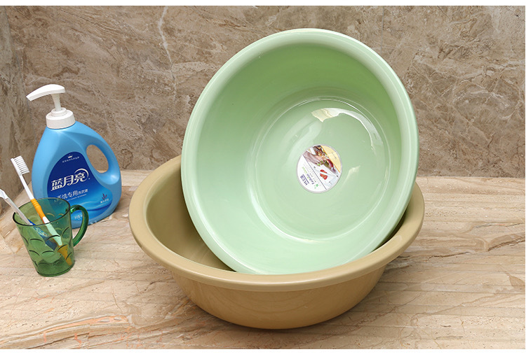 Household Plastic WashBasin Vegetable Basin Student Dormitory Laundry Basin Children's Washbasin Butt Washing Basin Household Plastic WashBasin Vegetable Basin Student Dormitory Laundry Basin Children's Washbasin Butt Washing Basin