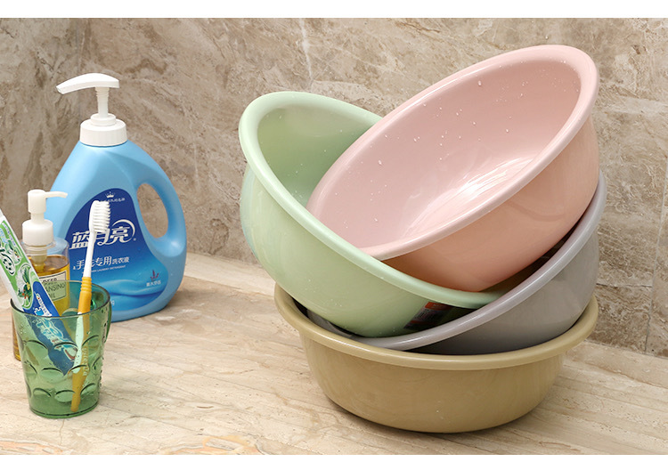 Household Plastic WashBasin Vegetable Basin Student Dormitory Laundry Basin Children's Washbasin Butt Washing Basin Household Plastic WashBasin Vegetable Basin Student Dormitory Laundry Basin Children's Washbasin Butt Washing Basin