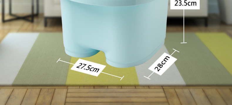 Factory Direct Sales Thickened Foot Barrel Plastic Roller Massage Feet Bathing Tub Foot Bath Barrel Feet-Washing Basin Portable Foot Bath Tub