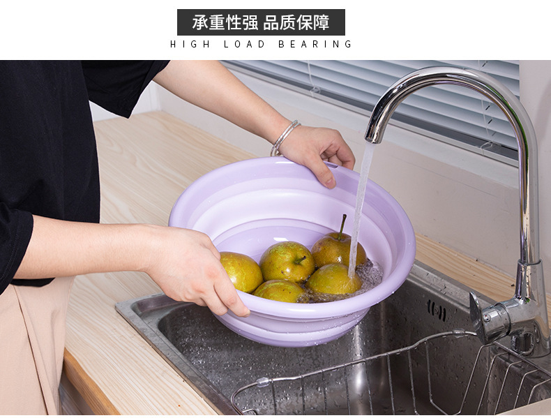 Household Portable Laundry Basin Plastic Wash-Basin Travel & Outdoor Telescopic Folding Basin Feet-Washing Basin Wholesale Household Portable Laundry Basin Plastic Wash-Basin Travel & Outdoor Telescopic Folding Basin Feet-Washing Basin Wholesale