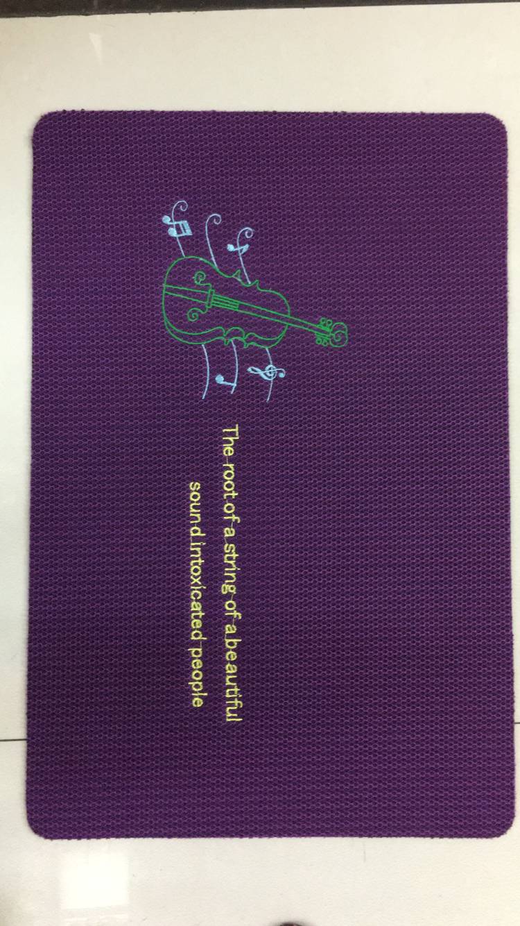Rubber base honeycomb embroidery mat embroidery mat door mat honeycomb mat non-slip mat foot mat door mat