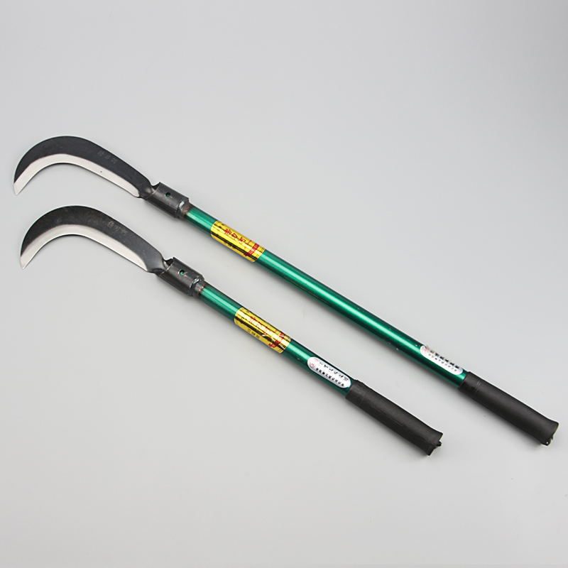 Yongjia 812 Long Iron Handle Hook Chopper Sickle Straw Knife Long Handle Plastic Cutter Mountain Knife Outdoor Knife