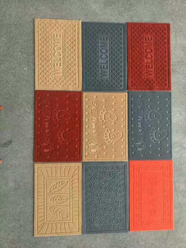 Foreign trade cheap embossed floor mat non-slip mat PVC floor mat raised floor mat household mat