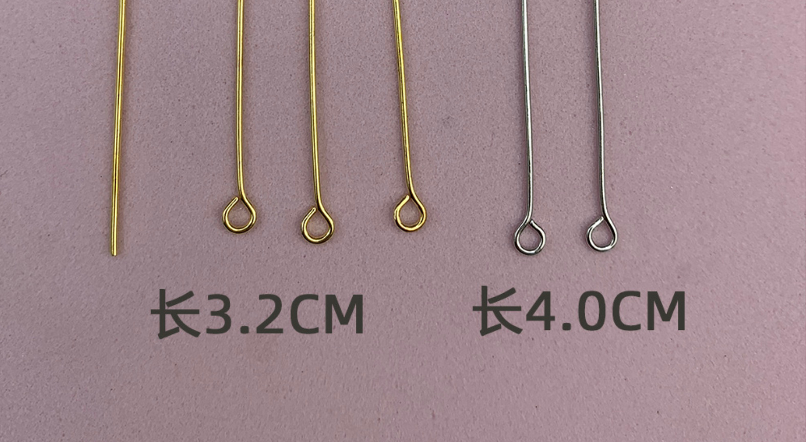Iron Silver Nine-Shaped Needle Nine-Shaped Needle Iron Gold Big Ear Hook Earrings Hook Earrings Metal Accessories