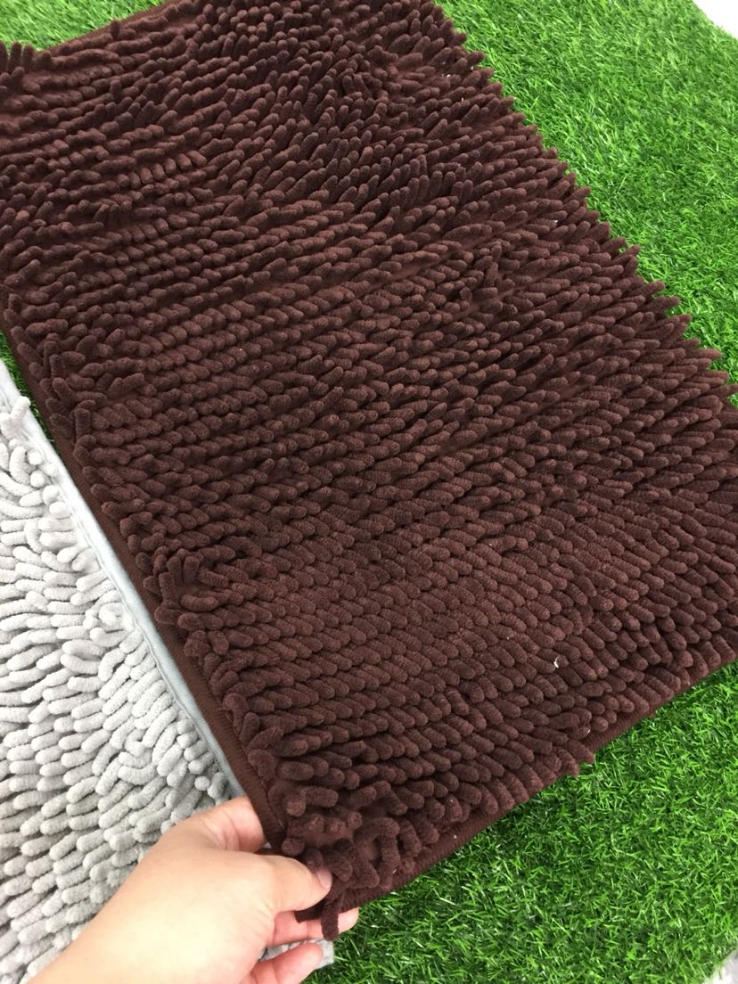 Chenille Bathroom Absorbent Mat Bathroom Long Hair Two-Piece Pedal Non-Slip Mat Foot Mat Door Mat Chenille Bathroom Absorbent Mat Bathroom Long Hair Two-Piece Pedal Non-Slip Mat Foot Mat Door Mat