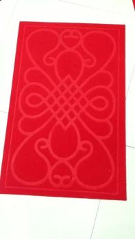 PVC flannelette embossed mat PVC non-slip mat water absorption non-slip foot mat flannelette door mat household mat PVC flannelette embossed mat PVC non-slip mat water absorption non-slip foot mat flannelette door mat household mat