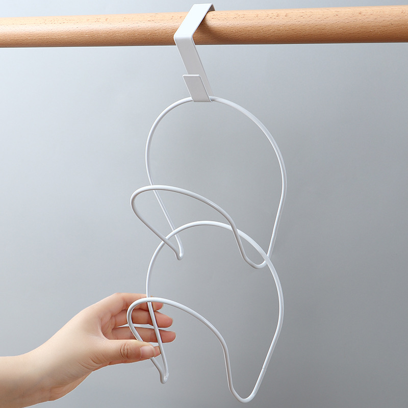 Iron Door Hook Punch-Free Coat Rack Wall Mount Scarf Seamless Hat Storage Fantastic Metal Hook