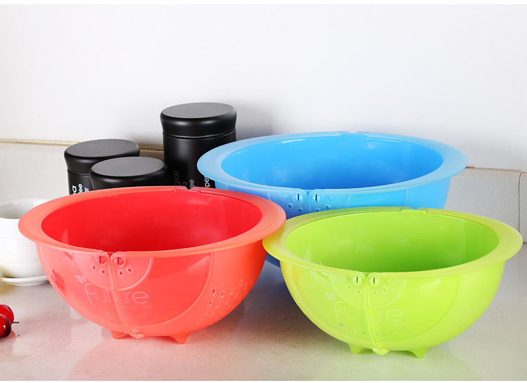 Creative Kitchen Flip Rotating Drain Basket Fruit and Vegetable Cleaning Basin Dish Washing Basket Plastic Large Drain Basket Creative Kitchen Flip Rotating Drain Basket Fruit and Vegetable Cleaning Basin Dish Washing Basket Plastic Large Drain Basket
