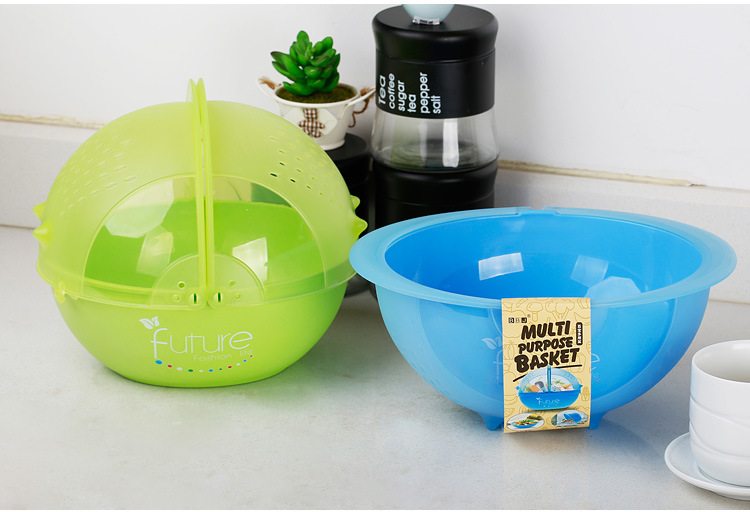 Creative Kitchen Flip Rotating Drain Basket Fruit and Vegetable Cleaning Basin Dish Washing Basket Plastic Large Drain Basket Creative Kitchen Flip Rotating Drain Basket Fruit and Vegetable Cleaning Basin Dish Washing Basket Plastic Large Drain Basket