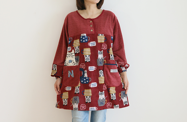 Daily Order Cute Cartoon Autumn and Winter Warm Apron Plush Homewear Overclothes Bib Antifouling Kitchen Long Sleeve Apron Daily Order Cute Cartoon Autumn and Winter Warm Apron Plush Homewear Overclothes Bib Antifouling Kitchen Long Sleeve Apron